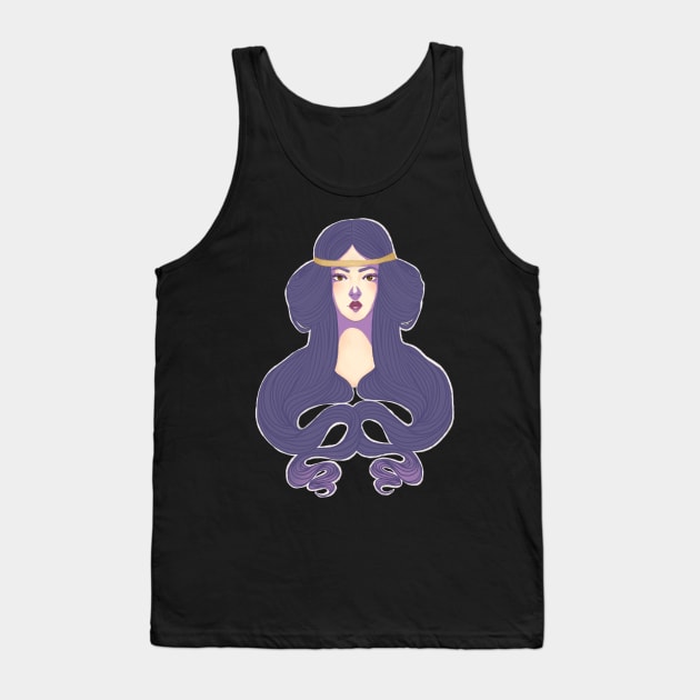 Spanish Statue Tank Top by Illustrationsvrace